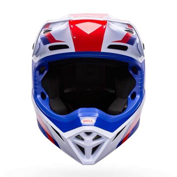 Bell MX-10 MIPS Motocross Helmet - DYNO RED / WHITE / BLUE