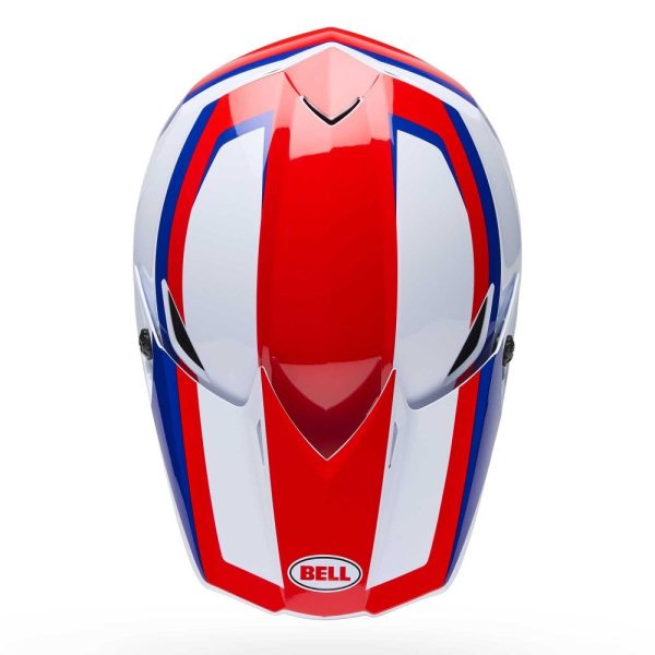 Bell MX-10 MIPS Motocross Helmet - DYNO RED / WHITE / BLUE