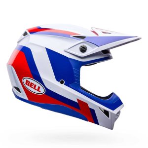 Bell MX-10 MIPS Motocross Helmet - DYNO RED / WHITE / BLUE