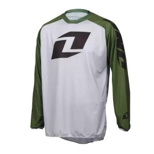 One Industries Atom Motocross Jersey - Icon Grey / Green