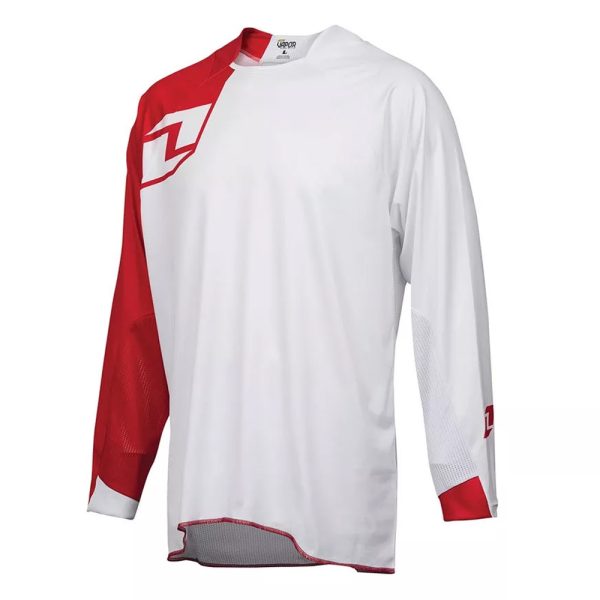 One Industries Vapor Motocross Jersey - Solid Red / White