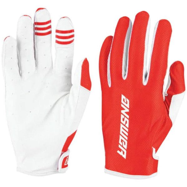 ANSWER YOUTH ASCENT MOTOCROSS MX BIKE GLOVES KIDS mtb  RED BLACK HYPER ASTANA