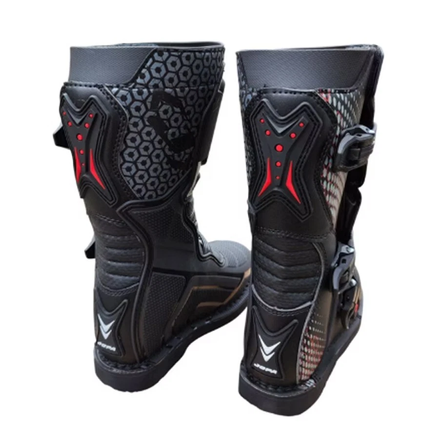 Kids Forza Motocross MX Bike Boots - Black - Image 4