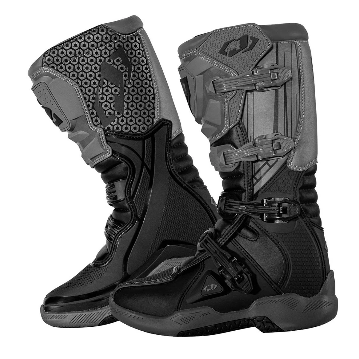 Jopa Black Grey Motocross Boots