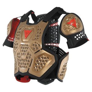 Dainese MX1 Motocross Roost Guard Protector Armour Enduro Bike Gold