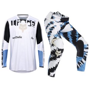 Fox Racing 180 Pants & Jersey - Digi Image White