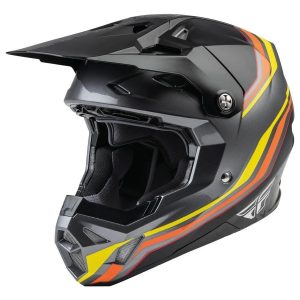 Fly Racing Motocross Helmet Formula CP - SPEEDER SE BLACK / YELLOW / RED