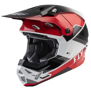Fly Racing Motocross Helmet Formula CP - RUSH BLACK / RED / WHITE