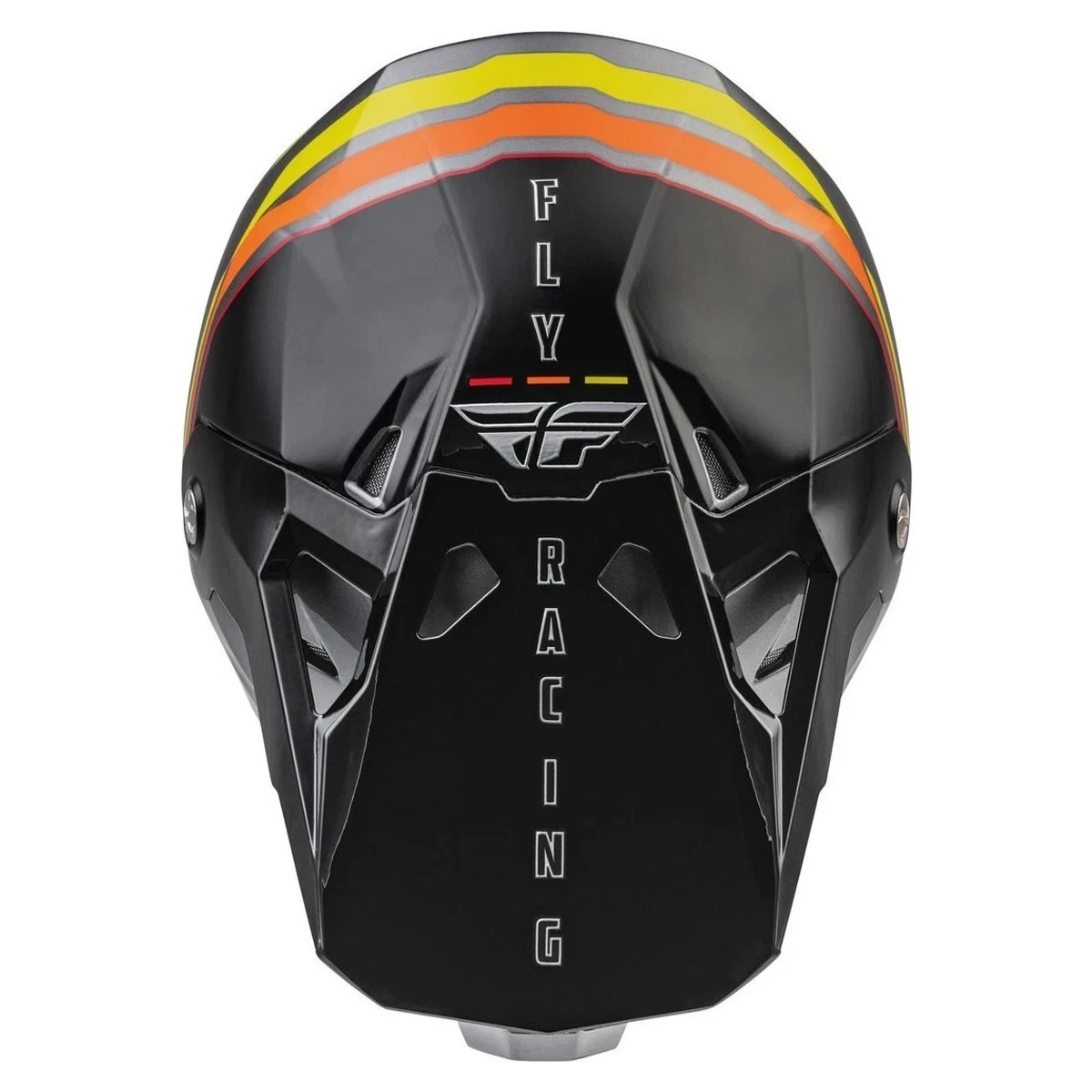 Fly Racing Motocross Helmet Formula CP - SPEEDER SE BLACK / YELLOW / RED - Image 3