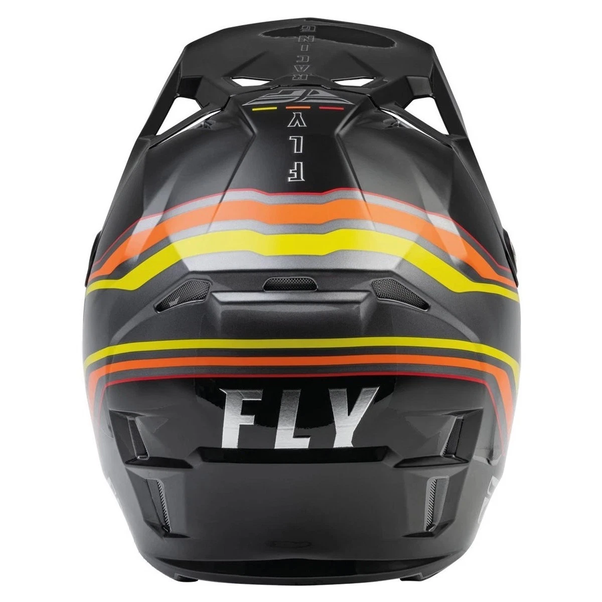 Fly Racing Motocross Helmet Formula CP - SPEEDER SE BLACK / YELLOW / RED - Image 2