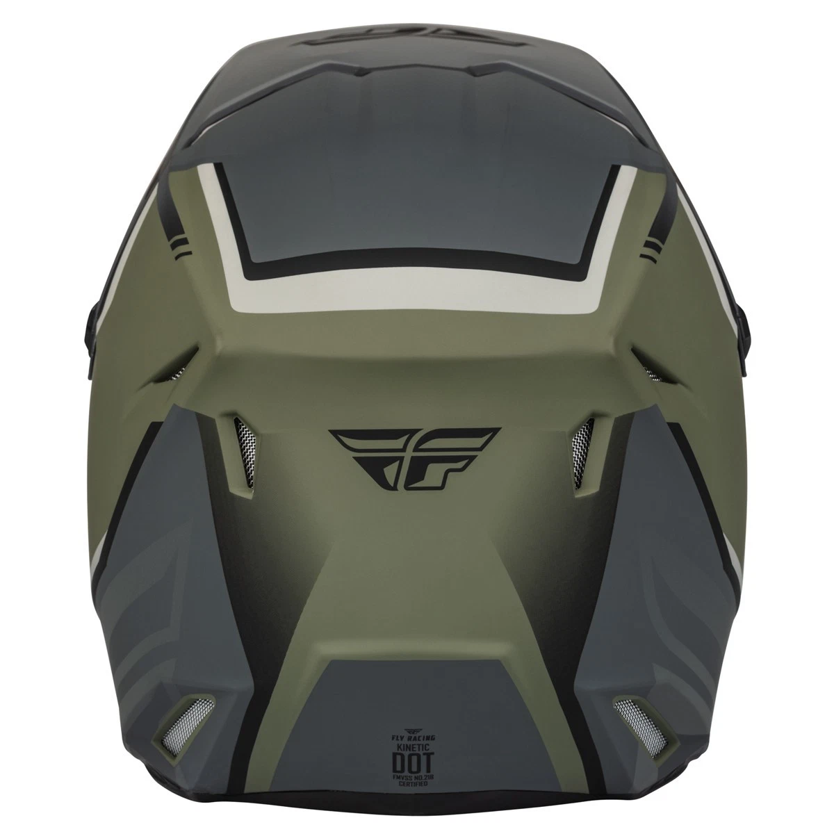 Fly Racing Motocross Helmet Kinetic - VISION OLIVE GREEN - Image 4