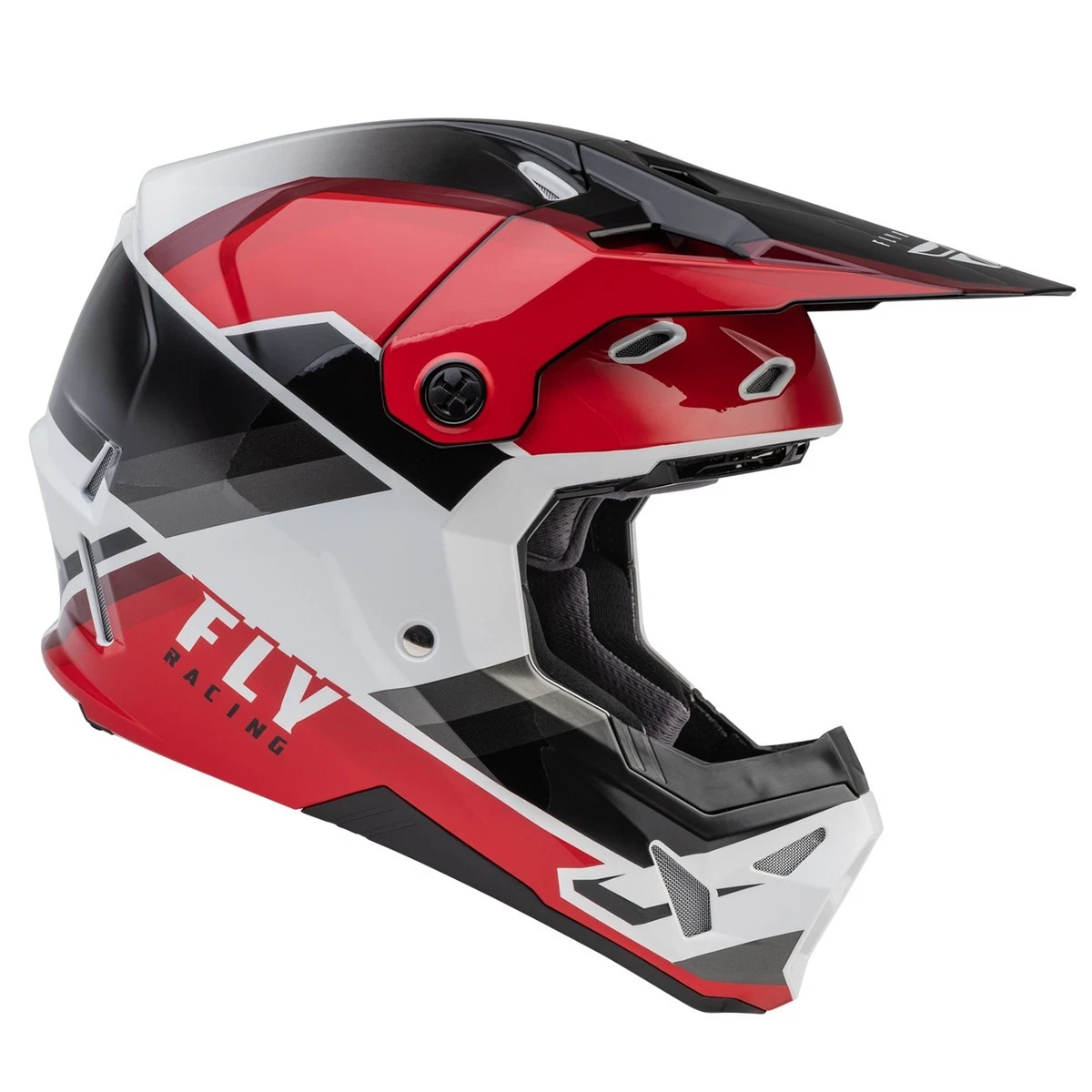 Fly Racing Motocross Helmet Formula CP - RUSH BLACK / RED / WHITE - Image 2