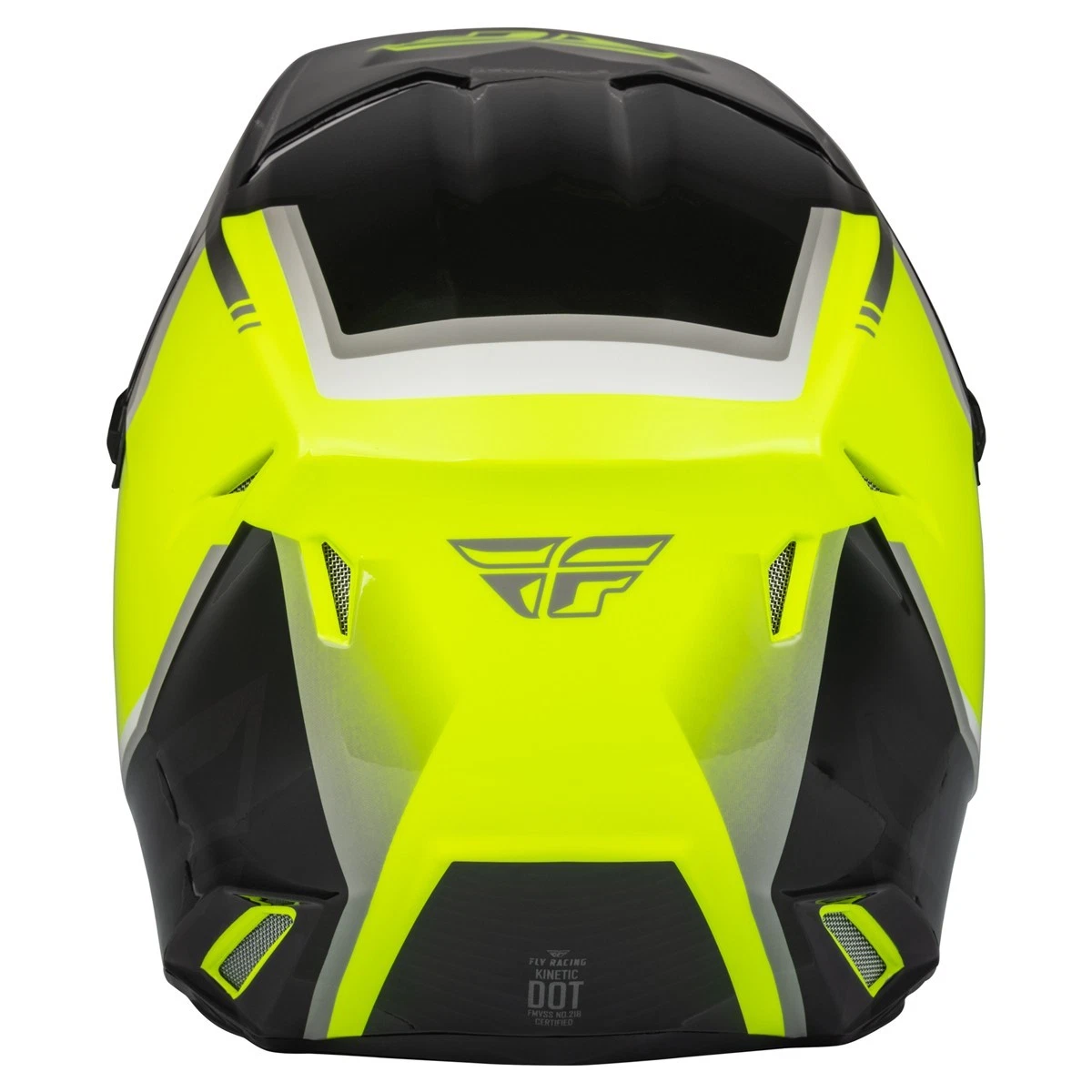 Fly Racing Motocross Helmet Kinetic - VISION YELLOW FLUO / BLACK - Image 3