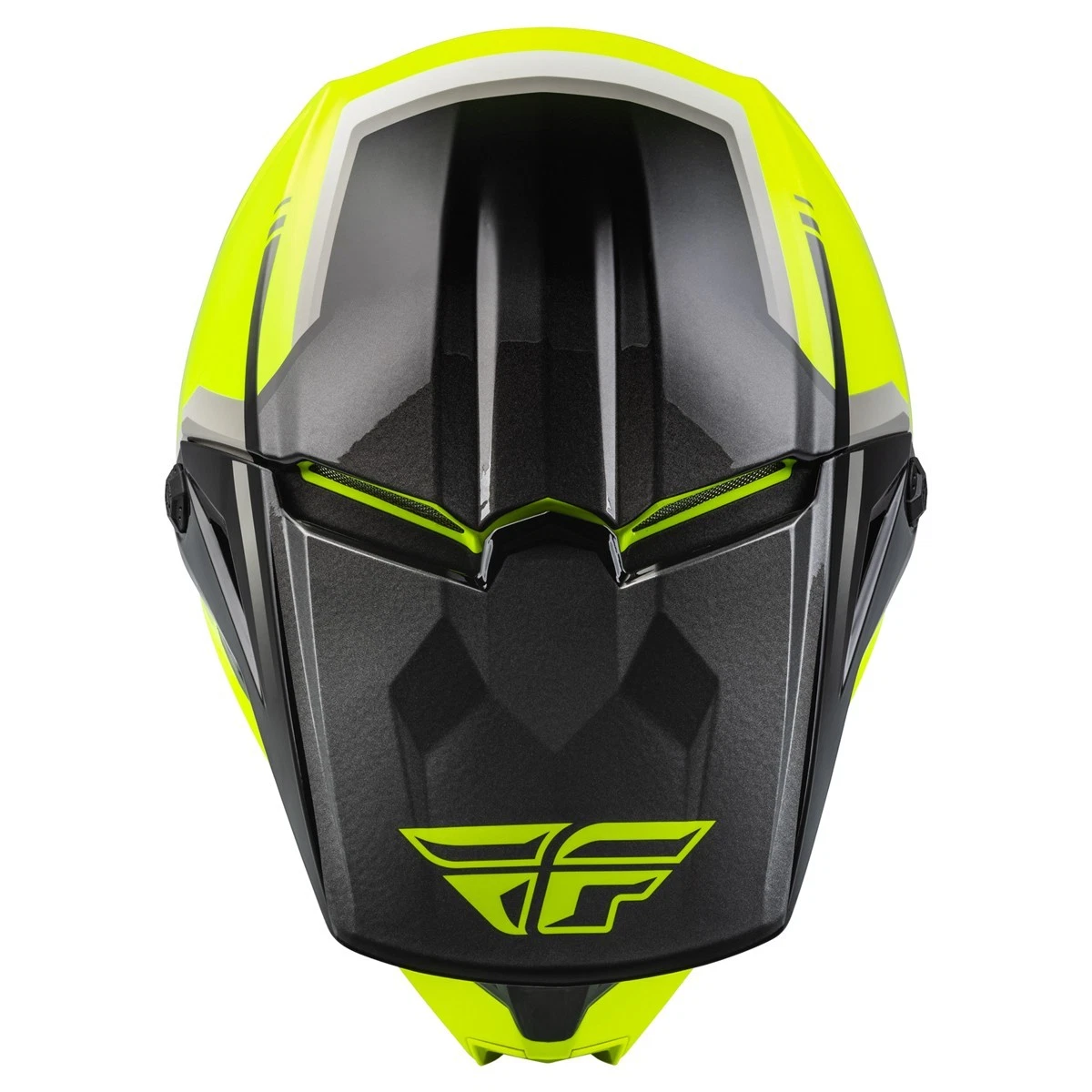 Fly Racing Motocross Helmet Kinetic - VISION YELLOW FLUO / BLACK - Image 4