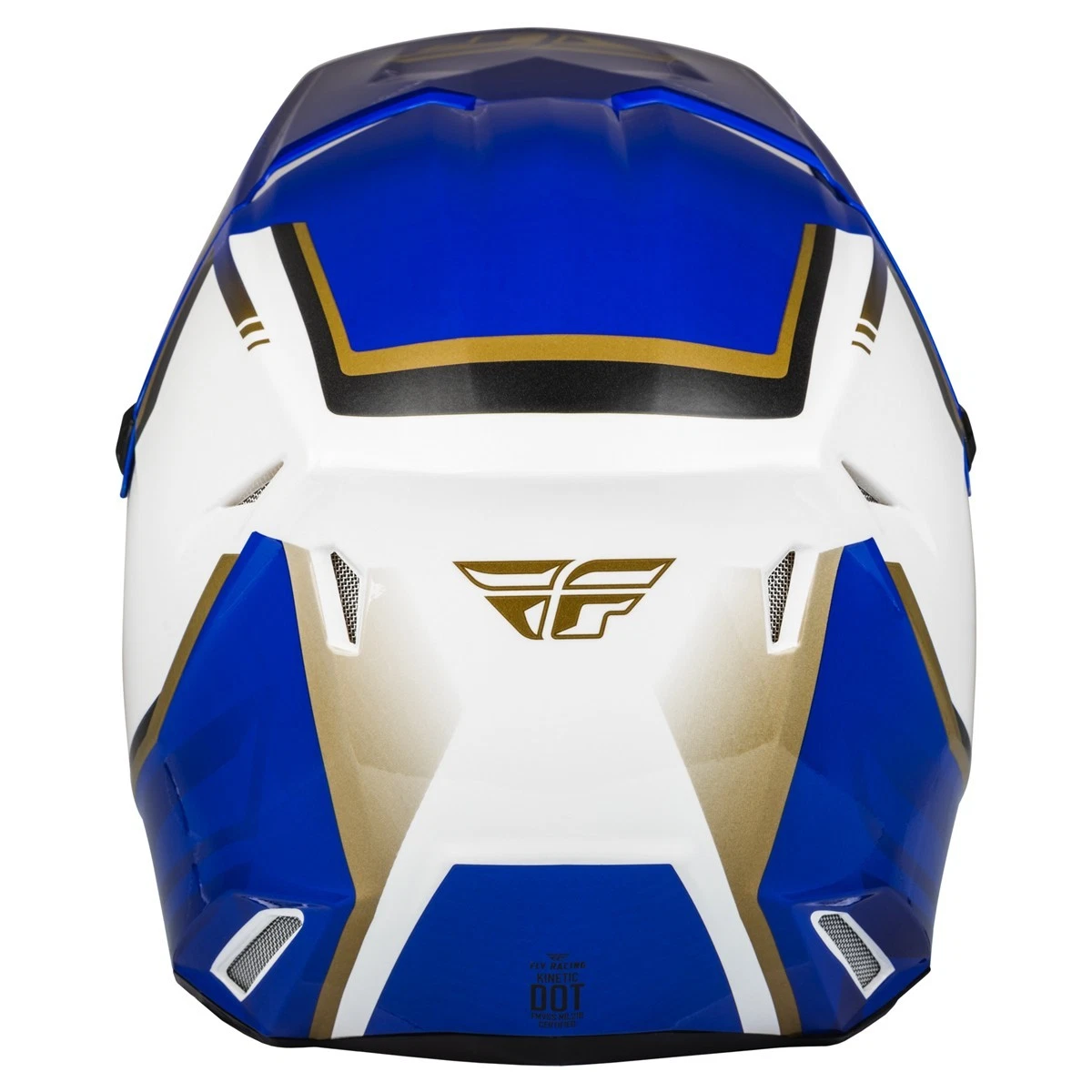 Fly Racing Motocross Helmet Kinetic - VISION WHITE / BLUE - Image 3