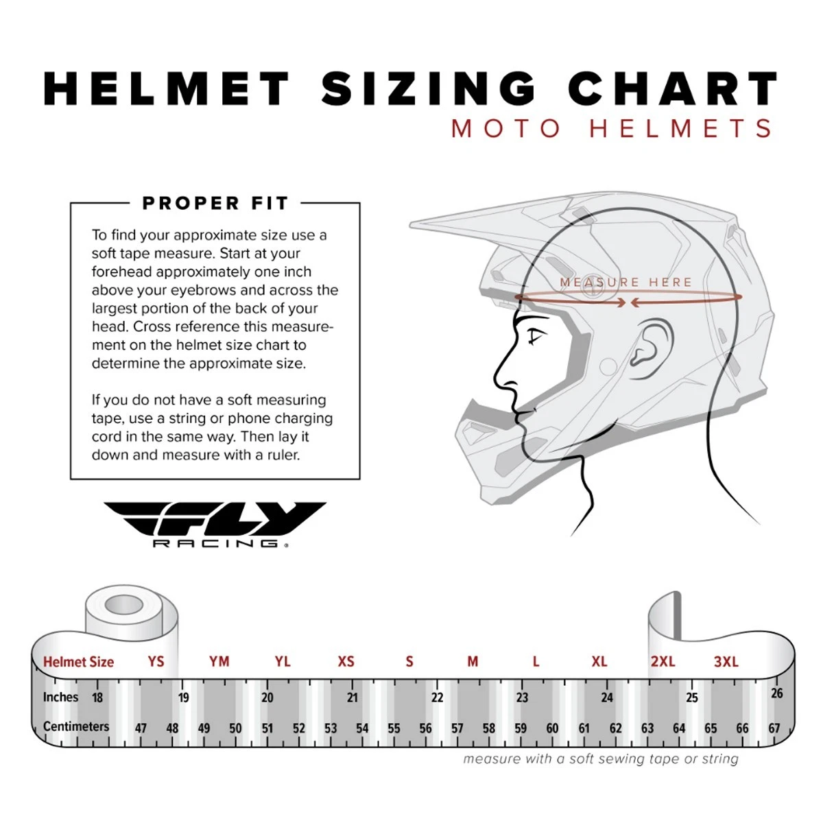 Fly Racing Motocross Helmet Formula CC - CENTRUM RED / WHITE - Image 4