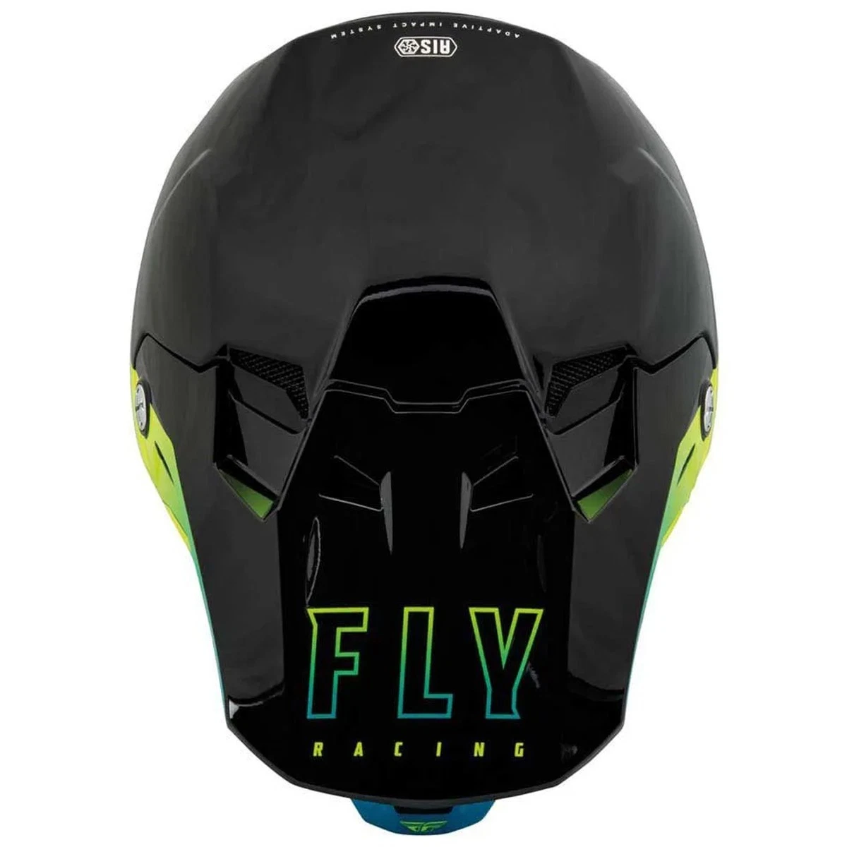 Fly Racing Motocross Helmet Formula CC - CENTRUM BLACK / BLUE / YELLOW - Image 3