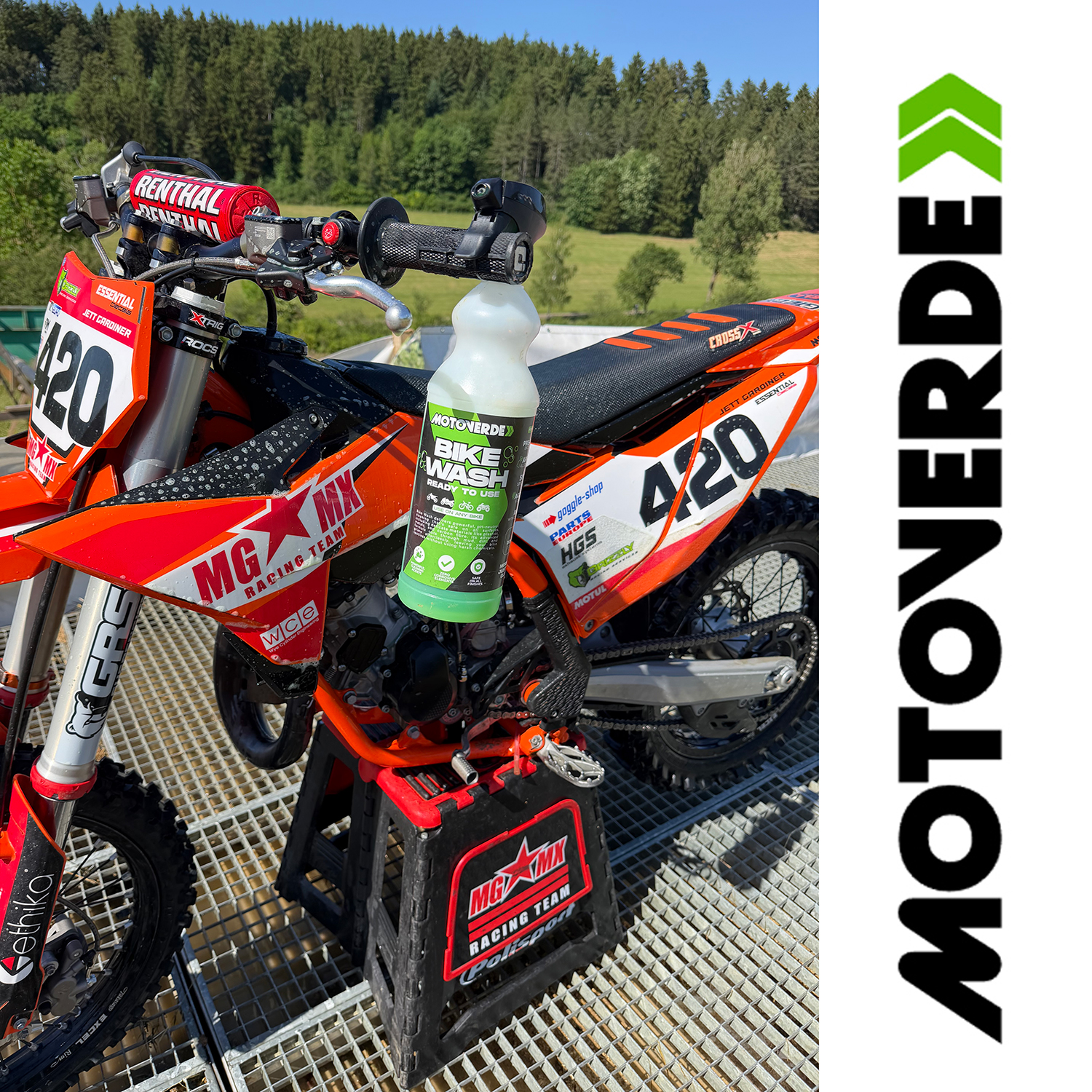 Jett Gardiner #420 Motoverde Bike Wash