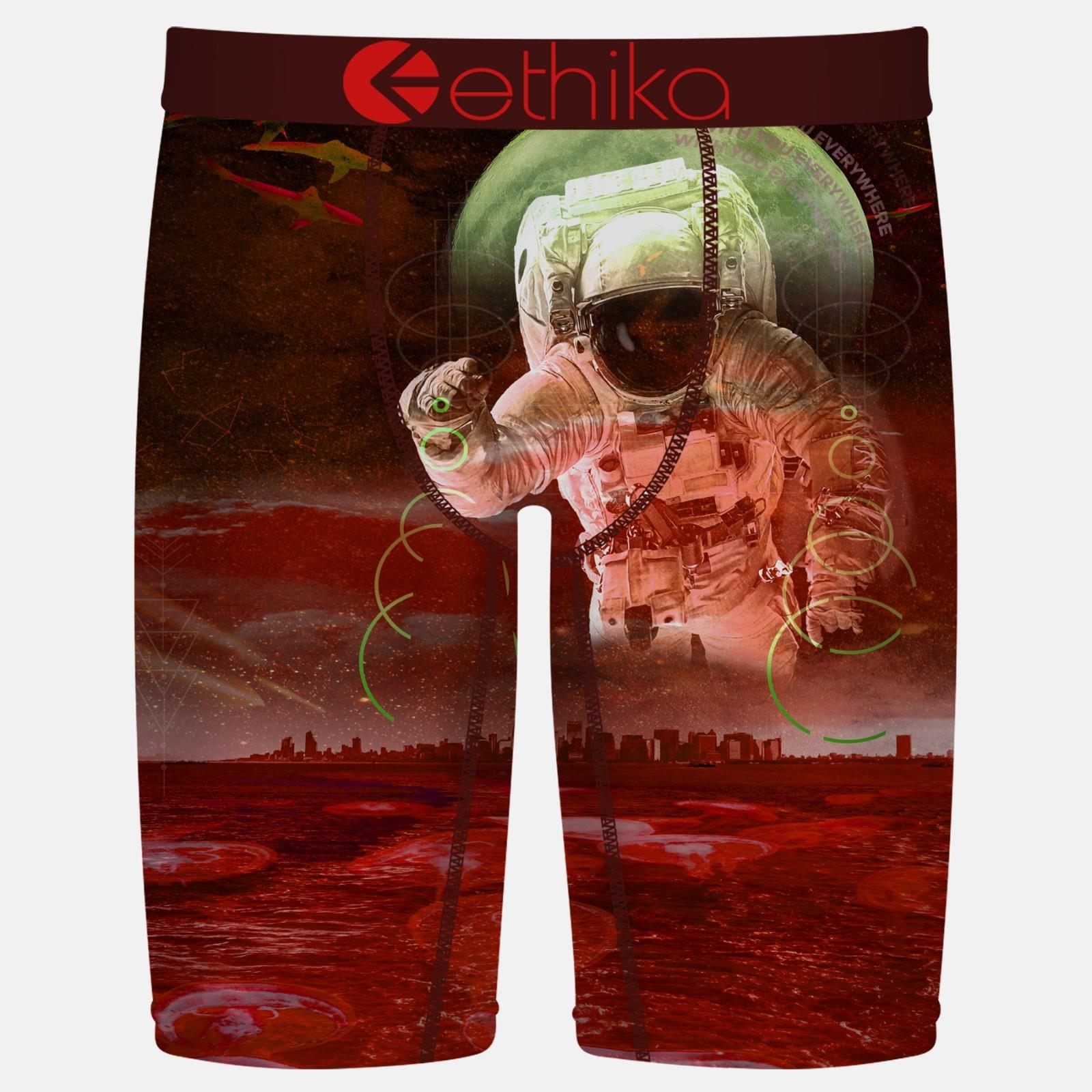 Ethika Underwear Boys Staple Fit Boxer Brief - CRIMSOM ORBIT