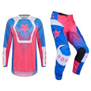 Fox Racing 180 Motocross Kit Mx Pants & Jersey - COLLECT BLUE / PINK