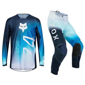 Fox Racing 180 Motocross Kit Mx Pants & Jersey - HAZE MIDNIGHT BLUE