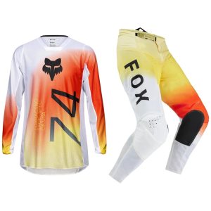 Fox Racing 180 Motocross Kit Mx Pants & Jersey - HAZE WHITE