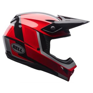 Bell MX-10 Mips Motocross Helmet - SPIRAL BLACK / RED